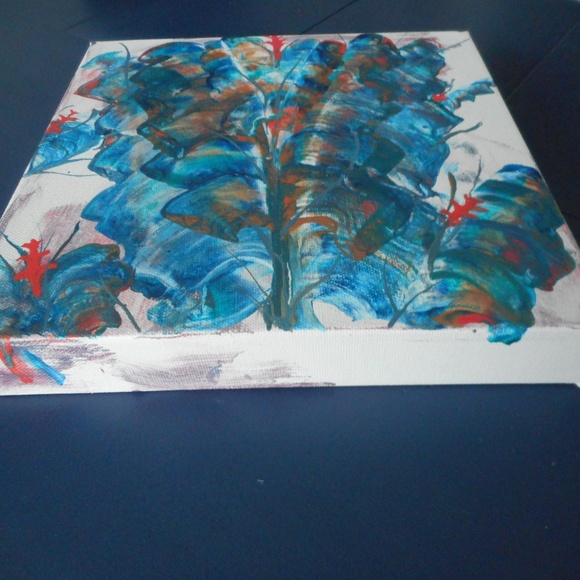 Acrylic Painting, That Weird Tropic Vibe, 10x10 - Picture 3 of 8